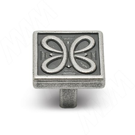 Ручка-кнопка 16мм серебро состаренное (2040.16.09)