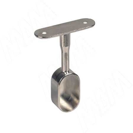 Штангодержатель для овальной штанги, закрытый, никель (HA09 NI)