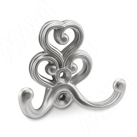 ROME Крючок двухрожковый серебро Ноттингем (WAP.802.000.00R3)