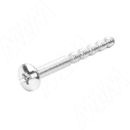 Винт с полукруглой головкой под крест, M4x45, универсальный, оцинкованный (ZZ150 M4 X45 IB/ШТ)