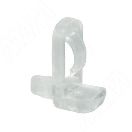 Полкодержатель для стеклянных полок с фиксацией, прозрачный (MV24PT)