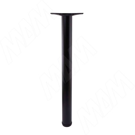 Шанхай опора для стола, D60, H868+25 мм, черный, 1шт. (X4RG 870 BL 1/N)