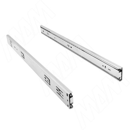 VEKTOR BS45 STANDARD PUSH-TO-OPEN направляющие 600 мм, шариковые, h45, полн. выдвижения, с толкателем (1045-24PT ST)