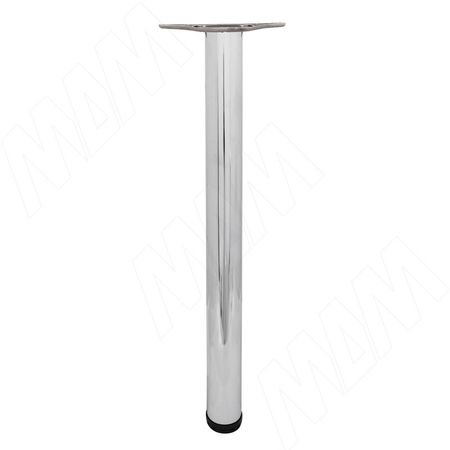 Шанхай опора для стола, D60, H710+25 мм, хром, 4шт. (X4RG 710 CR 4/N)