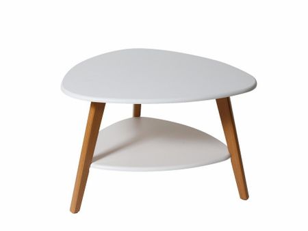 Орматек Стол журнальный Бруклин (МДФ Белый) 77x78