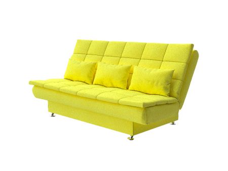 Орматек Диван-кровать Easy Light Middle next (Ткань: Велюр Enigma 22 желтый) 140x205