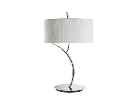 Лампа настольная Mantra Eve Cromo P Crema 1137 (Металл Белый) 30x51