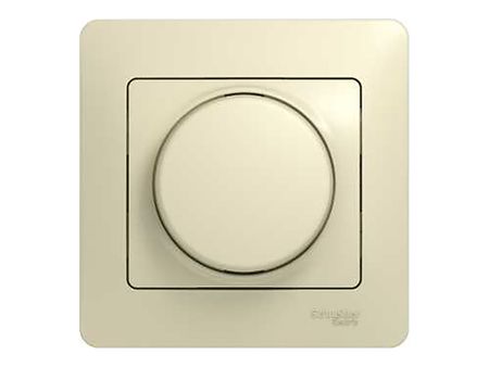 диммер поворотный SCHNEIDER ELECTRIC Glossa 300Вт бежевый