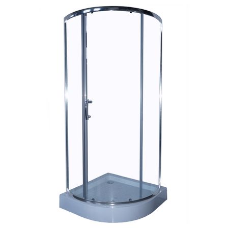 ширма душевая OFELIS Afina 90x90x205см низкий поддон 1/4 круга