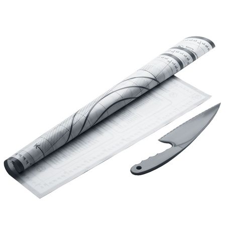 набор кулинарный APOLLO Genio Ganga 2 предм.: коврик 46х66см, нож для теста силикон, пластик