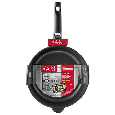 сковорода VARI Titano 28см антипр.покр. литой алюминий съемная ручка