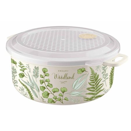 емкость БЫТПЛАСТ Phibo 3,1л 23х27,4х10,7см круглая с ручками и паровыпуском пластик