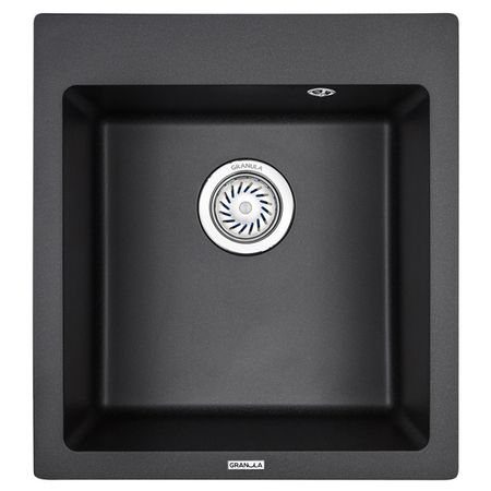 мойка GRANULA 465х510х200мм черный кварц