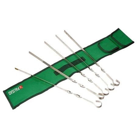 набор шампуров PALISAD Camping 6шт 60см плоские нерж.сталь с чехлом