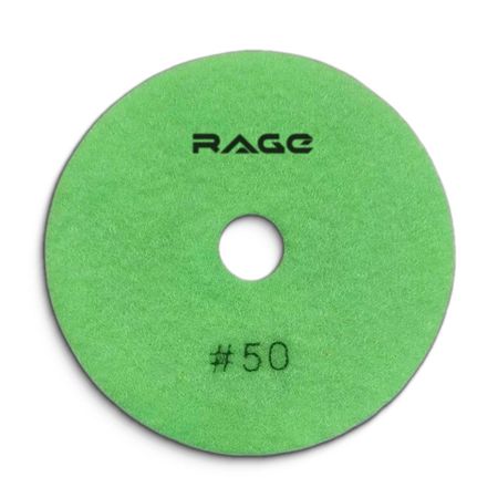 круг шлифовальный алмазный гибкий АГШК RAGE by VIRA Р50 100мм мокрое шлифование