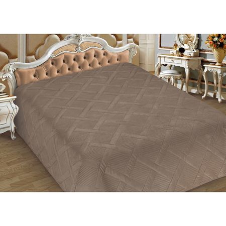 покрывало COTTONIKA Прага 225х245см какао, арт.Ппрага-5какао алена александрова прага и чехия для романтиков 2 е изд