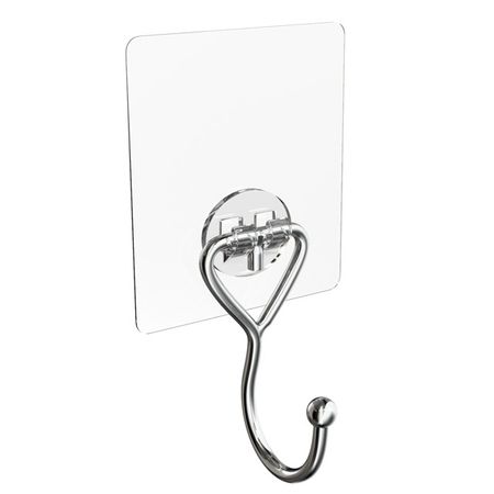 крючок для ванной одинарный KLIEBER lite на силиконовом креплении хром