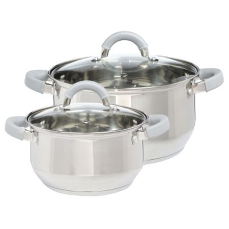 набор посуды ATTRIBUTE Moderna 4 предмета нерж.сталь индукция