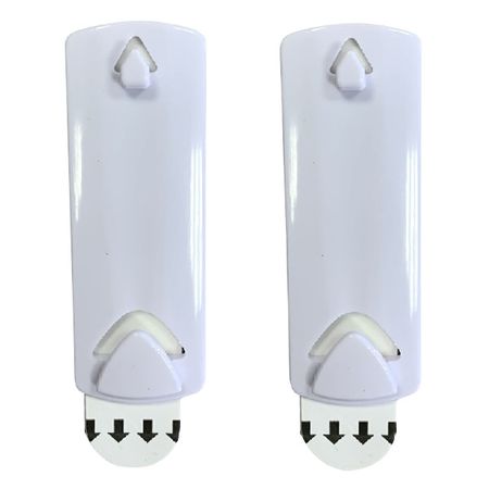 крючок самоклеящийся JETSERVICE для рам белый с твердыми петлями до 1кг 2 шт