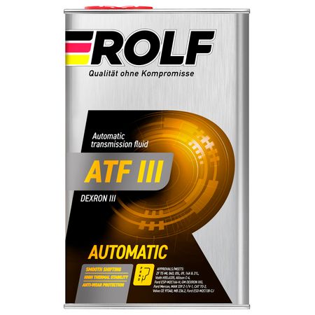 масло трансмиссионное ROLF  ATF III минеральное 1л