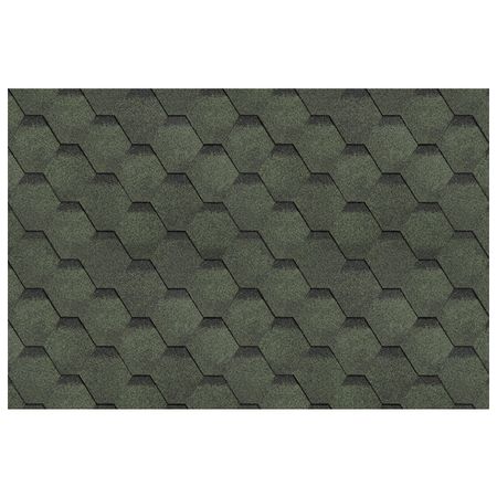 черепица гибкая ТЕХНОНИКОЛЬ Финская Соната 3м.кв. зеленая