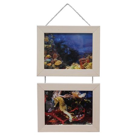 фоторамка для 2 фото ФРЕЙМ 100х150мм белая дерево багет 5N