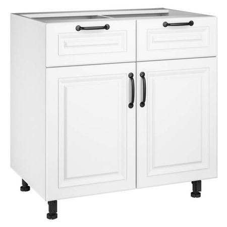 кухонный шкаф напольный Мишель 800х550х820мм 2ящика МДФ/ЛДСП сапане мишель прямой эфир из морга 30 сложных дел прошедших через скальпель судмедэксперта