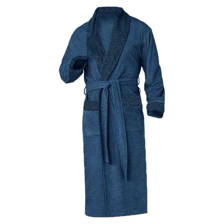 халат махр. COTTONIKA Фабио р-р 52-54 синий, арт.ФБ5254синий фабио листрани таро тёмное гоетия