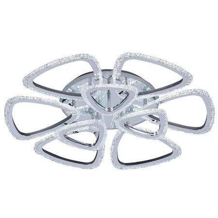 люстра потолочная светодиодная SCHAFFNER Real 204Вт+40Вт LED 8370Лм 3000/6000К хром