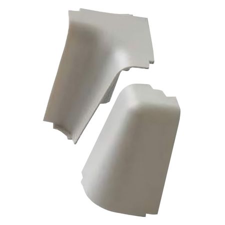 углы к овальному плинтусу для столешниц внутренний+внешний