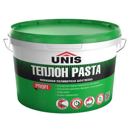 шпатлевка готовая UNIS Теплон Pasta финишная 28кг, арт.TEPLPAS-28
