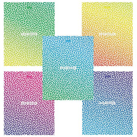 тетрадь 40л HATBER Радужные переливы А5 клетка в асс-те