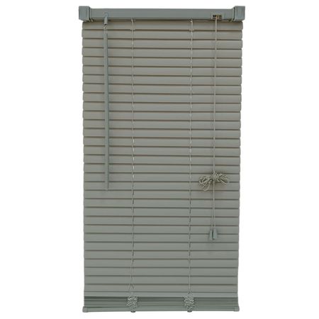 жалюзи горизонтальные UGO LOKS 40x180см серебряные 25мм, арт.A18040S