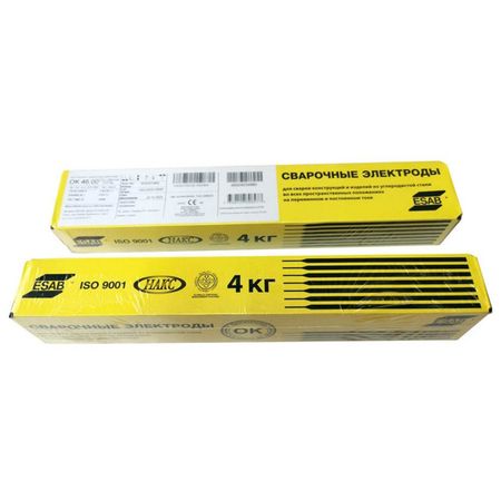 электроды ESAB OK46 рутиловые 2,5x350мм 4кг