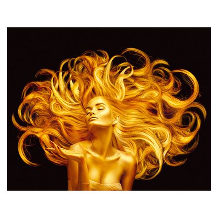 постер МОДЕЛЬ ЗОЛОТО декопанно 400х500мм