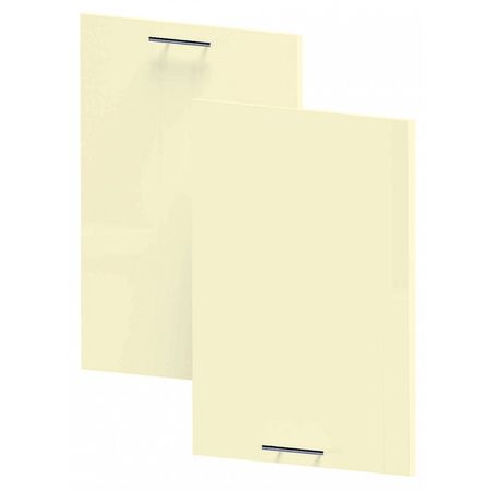 комплект фасадов для пенала АЛЬМОНД 600х2140х16мм лакированная ЛДСП ваниль