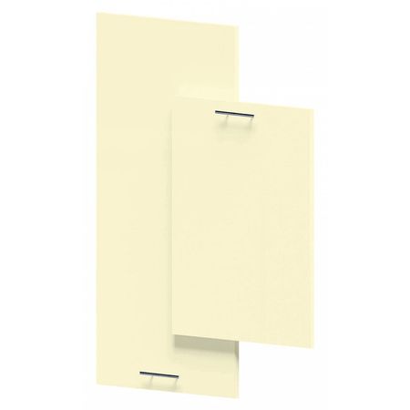 комплект фасадов пенала без духовки АЛЬМОНД 600х2140х16мм лакированная ЛДСП ваниль