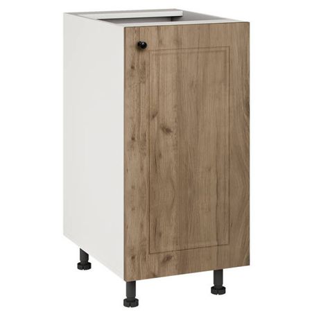 кухонный шкаф напольный Прага 400х550х820мм 1 дверь МДФ/ЛДСП