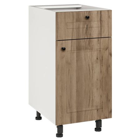 кухонный шкаф напольный Прага 400х550х820мм 1 ящик МДФ/ЛДСП