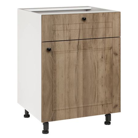 кухонный шкаф напольный Прага 600х550х820мм 1 ящик МДФ/ЛДСП