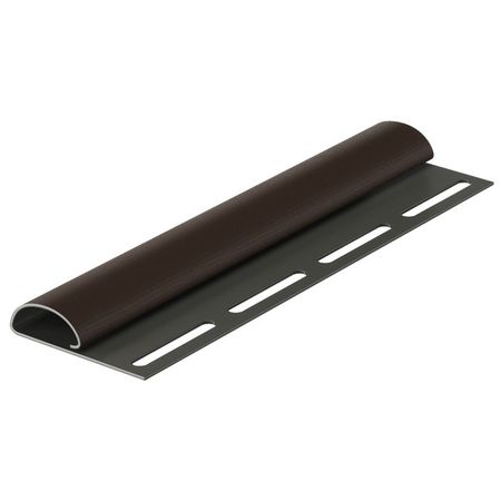 планка для сайдинга DOCKE финишный профиль 3000мм шоколад