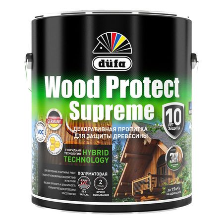 средство деревозащитное DUFA Wood Protect Supreme 2,5л горная сосна, арт.МП00-008388
