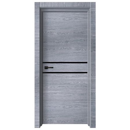 полотно дверное ДВЕРИ ГУД Wood-2 Дуб грей глухое с декоративными вставками 200х70см ПВХ джордж грей астон британская контрразведка в мировой войне