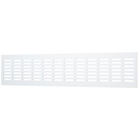 решетка вентиляционная ЭРА переточная 480x100мм алюминий белая