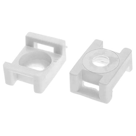 площадка для хомутов DUWI под винт 29x15мм 10шт белый