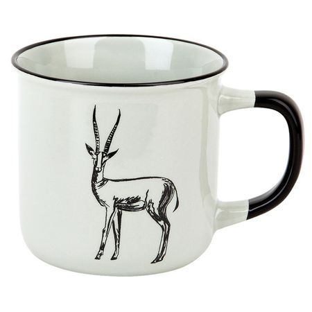 кружка NOUVELLE HOME Сафари Косуля 360мл фарфор