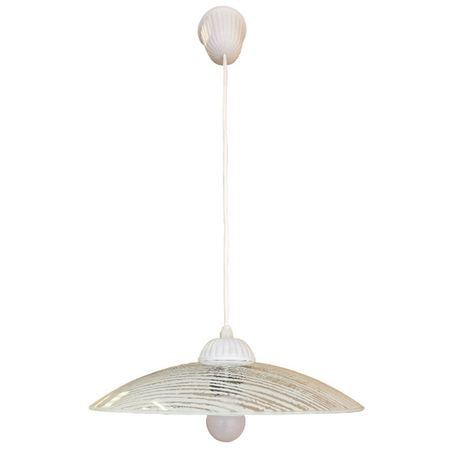 светильник подвесной БАЛТИЙСКИЙ СТИЛЬ Kirsten 1х60Вт Е27 стекло белый