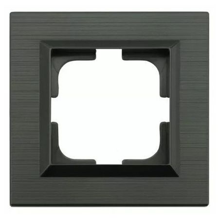 рамка 1 пост OVIVO Loft антрацит/черный