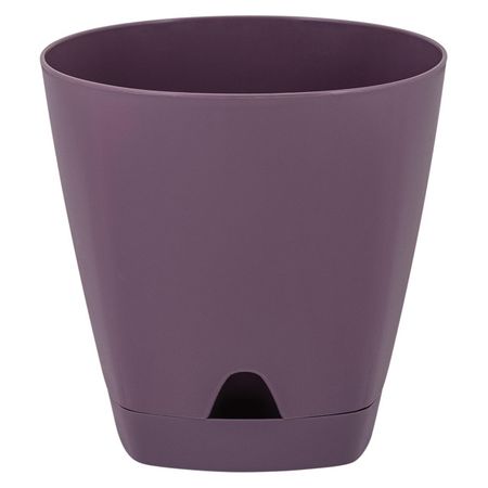 горшок с прикорневым поливом Amsterdam 0,65л d11см h10,7см морозная слива пластик морозная магия узоров книга прописи