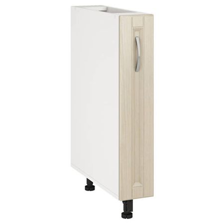 кухонный шкаф напольный под выдвижную корзину дуб Мадейра 150х550х820мм 1 дверь МДФ/ЛДСП